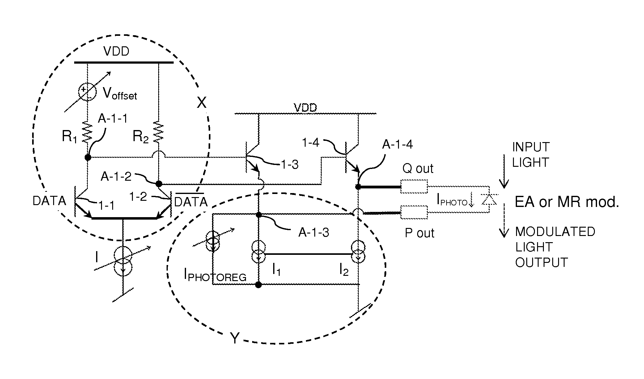 Driver circuit for an electro-absorption or micro-ring modulator and optical transmitter comprising such driver circuit