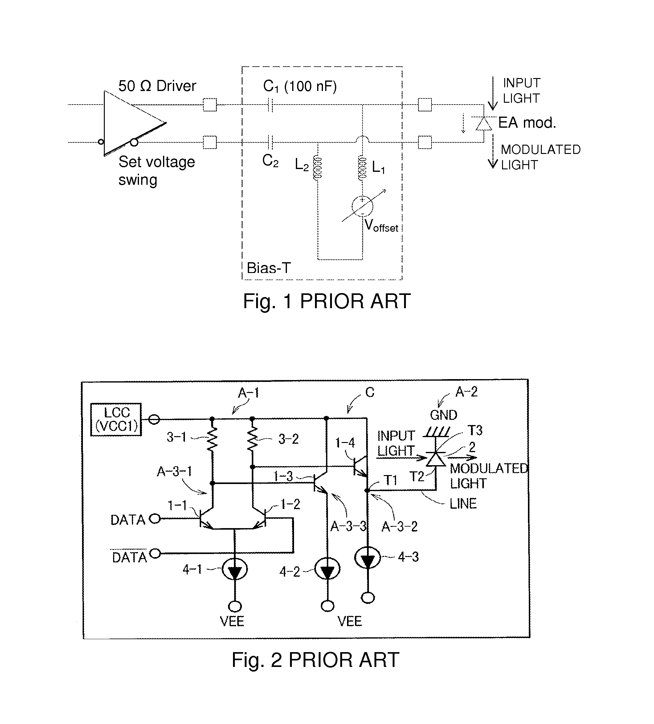 Driver circuit for an electro-absorption or micro-ring modulator and optical transmitter comprising such driver circuit