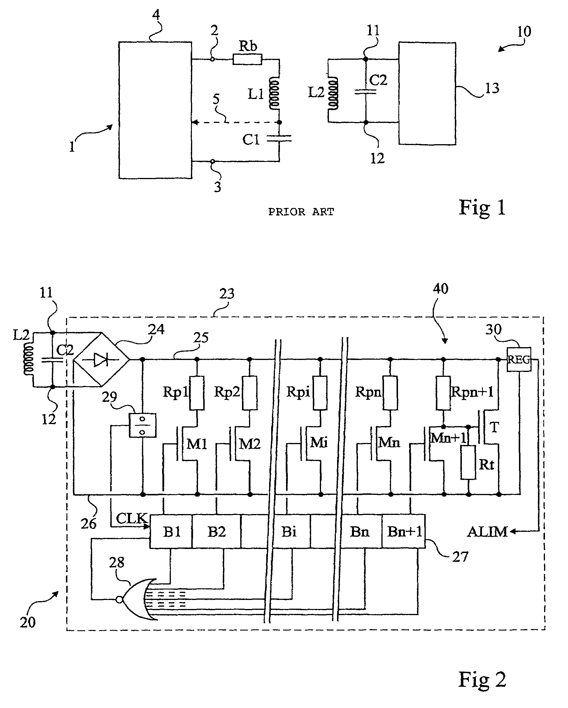 Programmable-code electromagnetic transponder