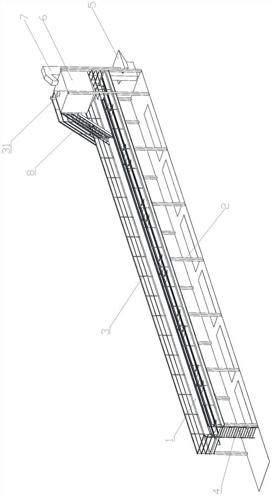 Intelligent sand feeding device for casting production line