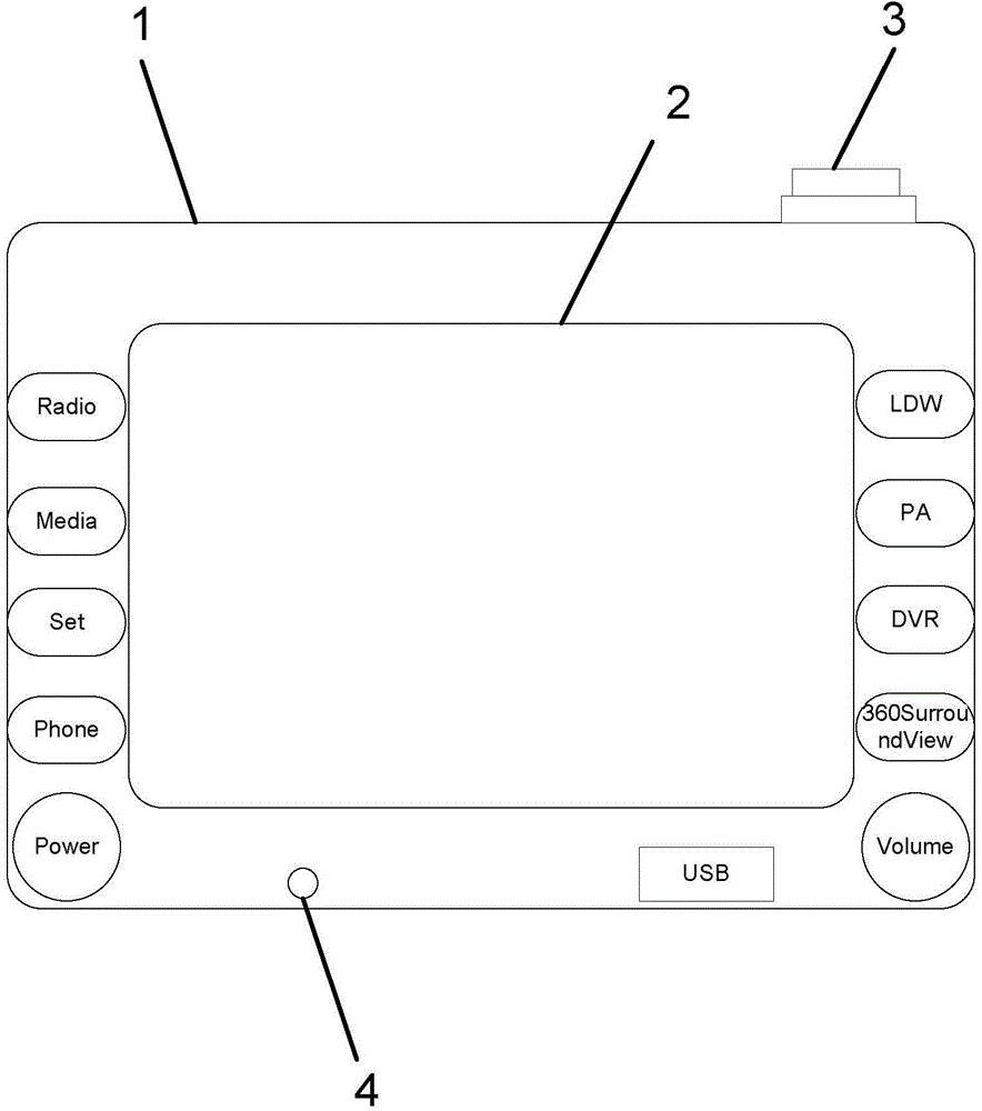 Vision-based active safety system with car audio and video entertainment function