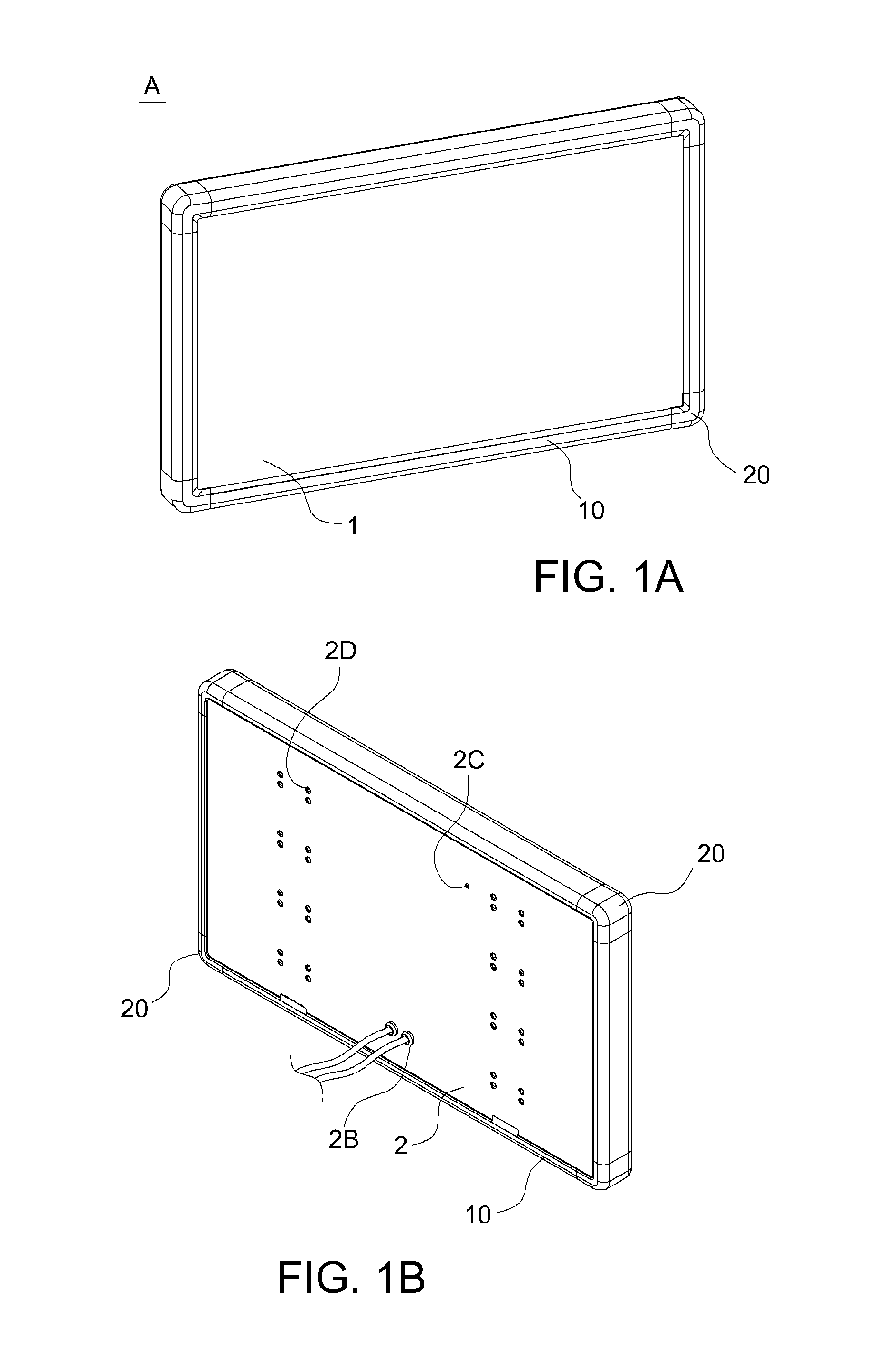 Frame assembly for display panel