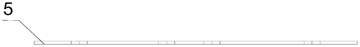 Fixing device and construction method for pre-embedded parts of anti-collision guardrail