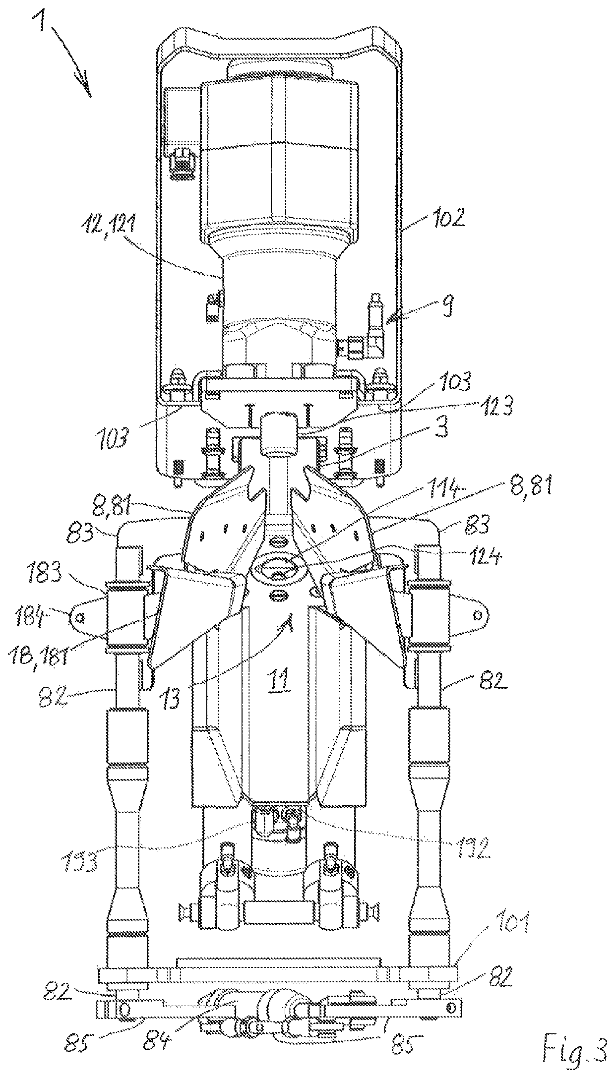 Fish slaughter device and trigger device configured for same