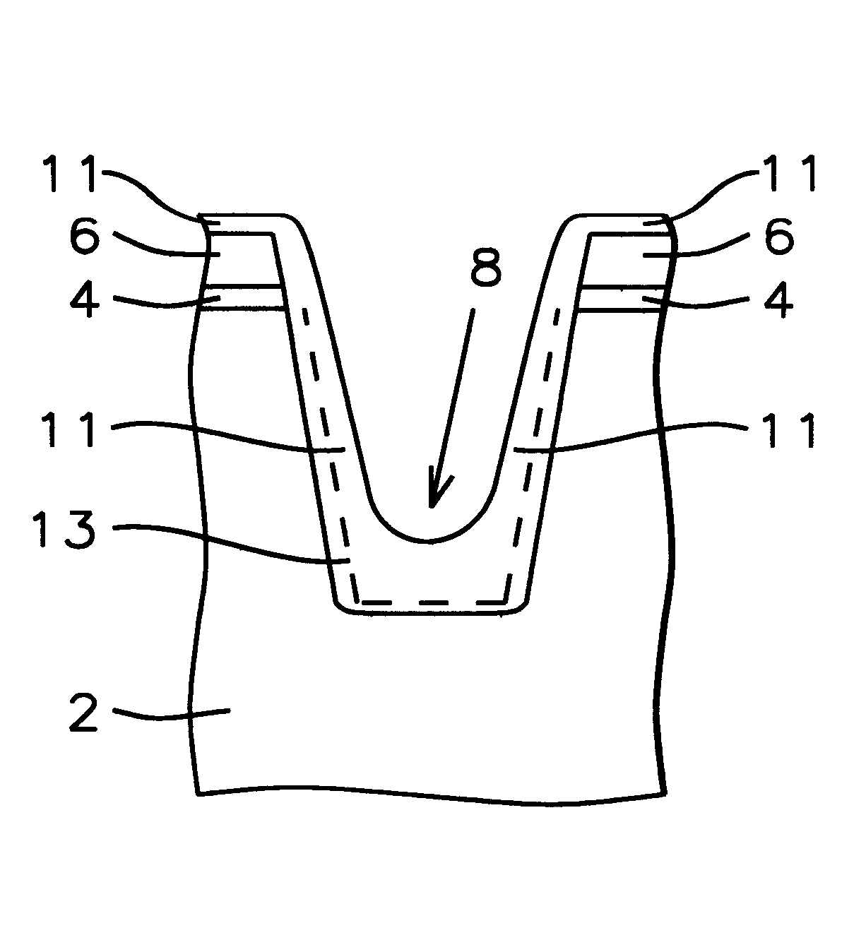 Method of filling shallow trenches