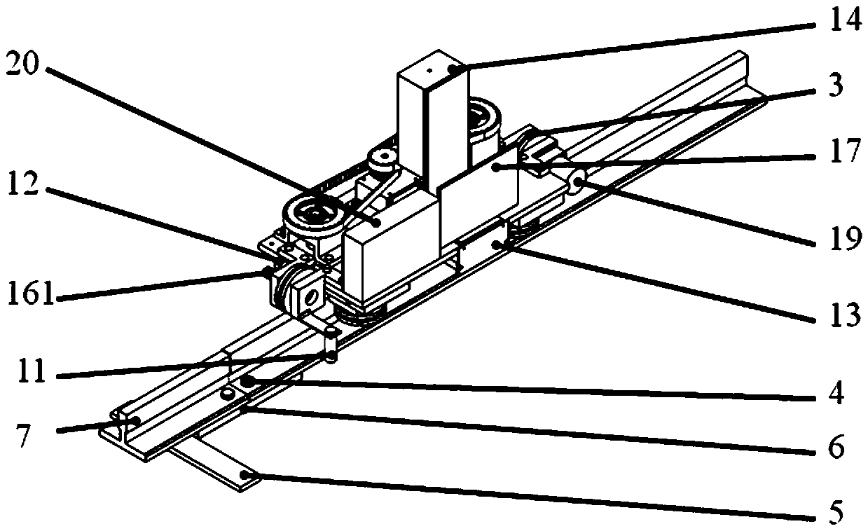 Elevator guide rail comprehensive parameter detection and evaluation method and detection system