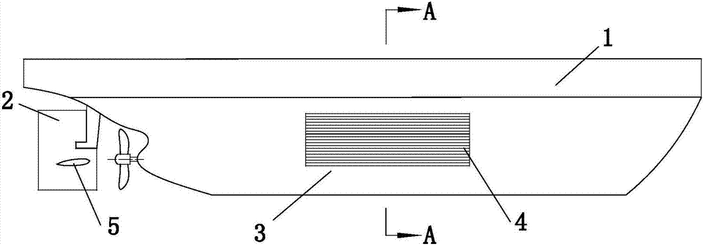 Composite and energy-saving river-sea direct ship