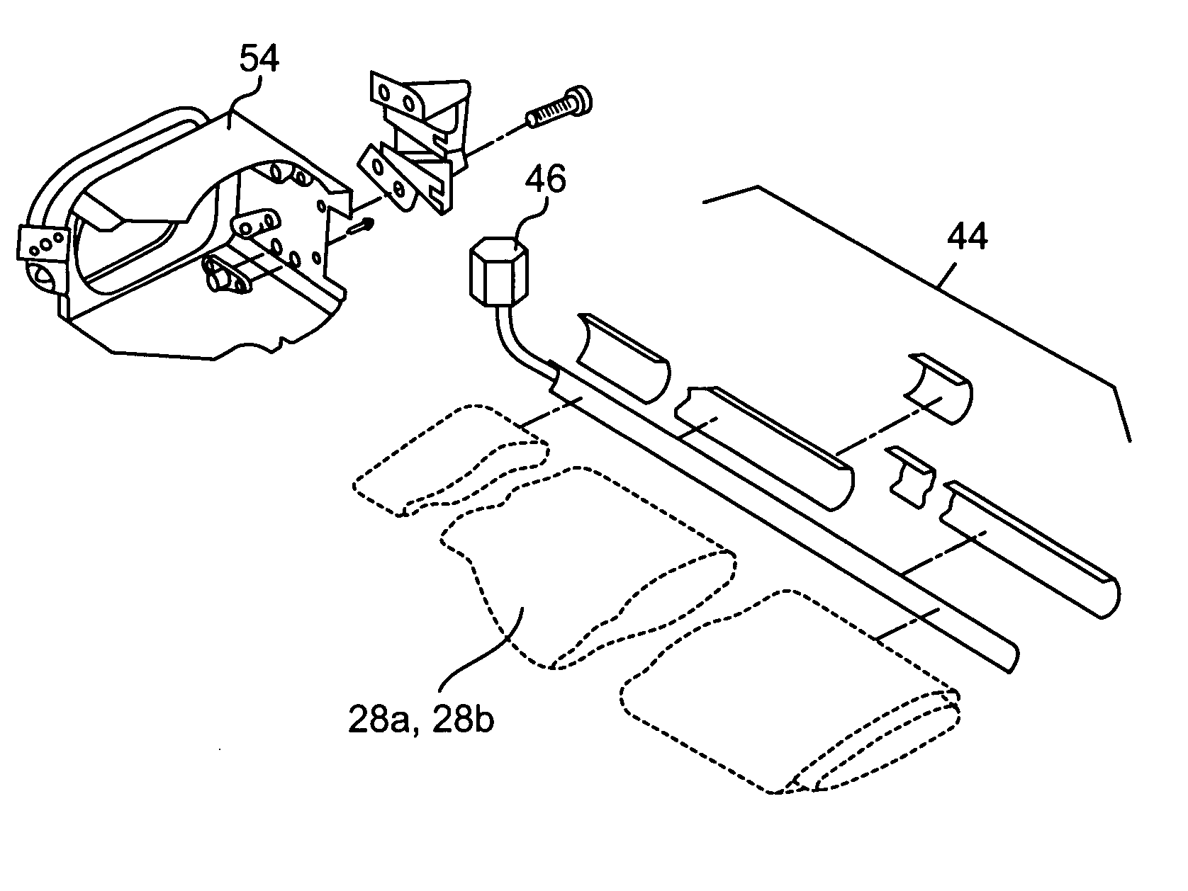 Slotted tail rotor blade pitch horn and replacement method