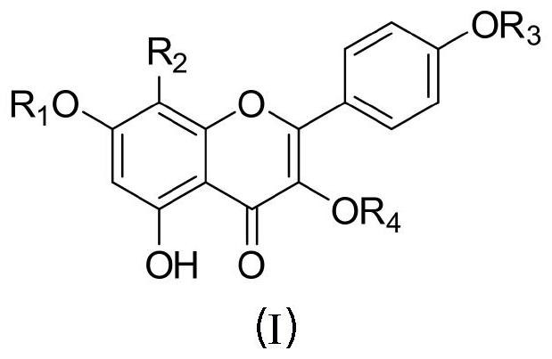 Flavone derivative for treating tumor and application thereof
