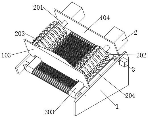 Double-wheel self-crushing wear-resistant device of hammer crusher