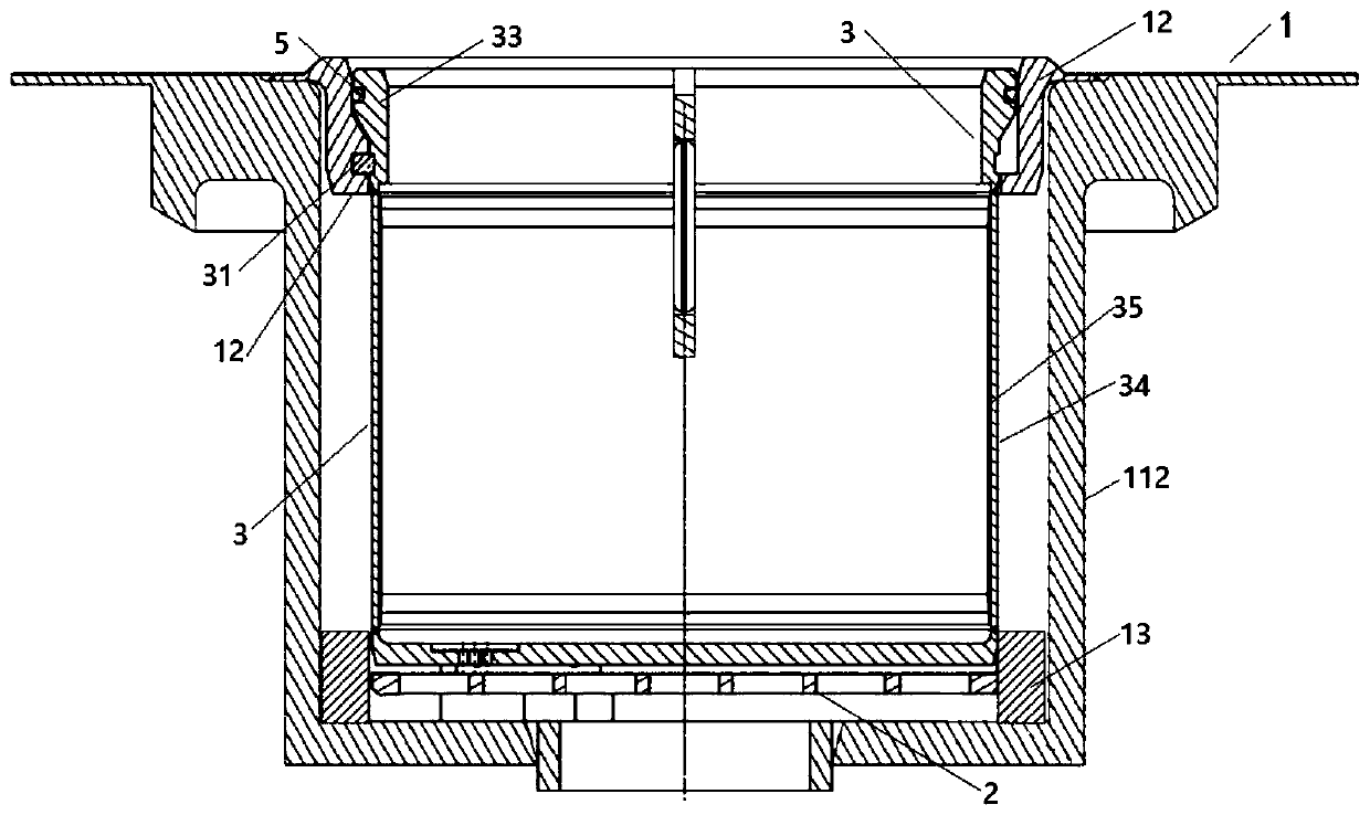 Nuclear power station pool filter screen and disassembly method thereof