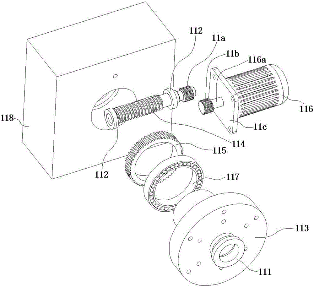 Forward and reverse tooth grinding device and full-automatic numerical control screw tooth grinding machine using same