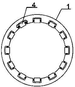 Guide ring cap for threading during pipe distribution and threading method for guide ring cap