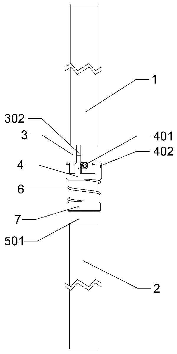 Quick connecting structure of pipefitting