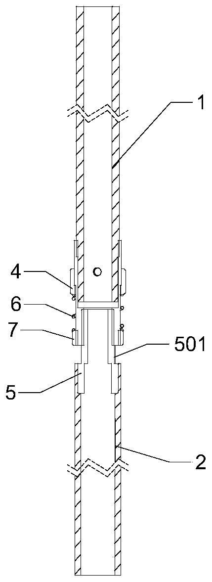 Quick connecting structure of pipefitting