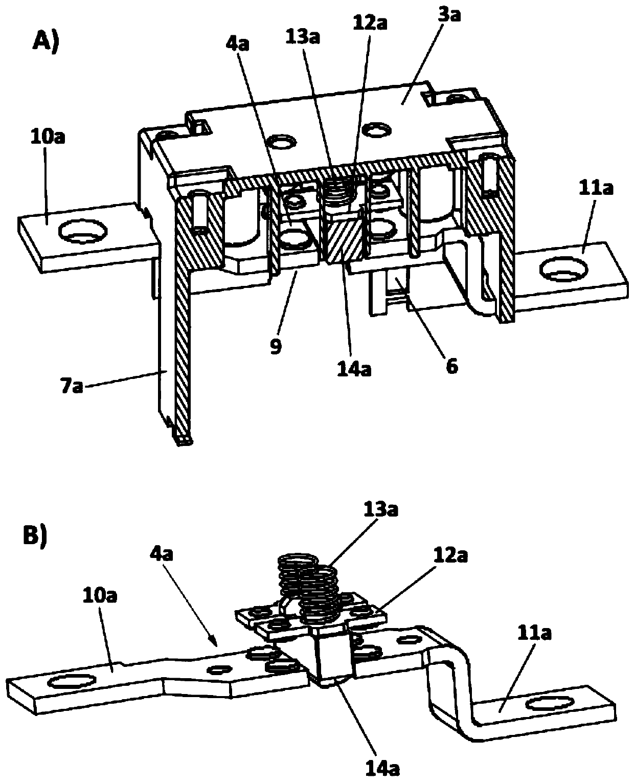 Cam actuated switch module and manufacturing method thereof