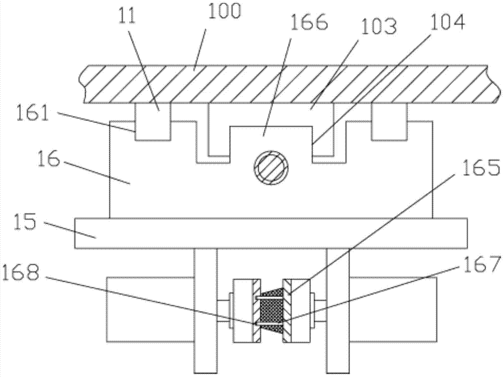 Belt tension adjustment device for negative let-off mechanism of warp knitting machine