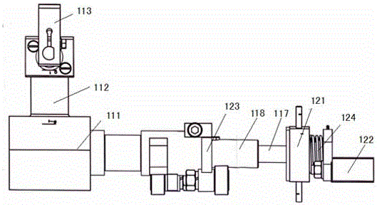 A sugar grabbing manipulator structure of a high-speed double-twist packaging machine