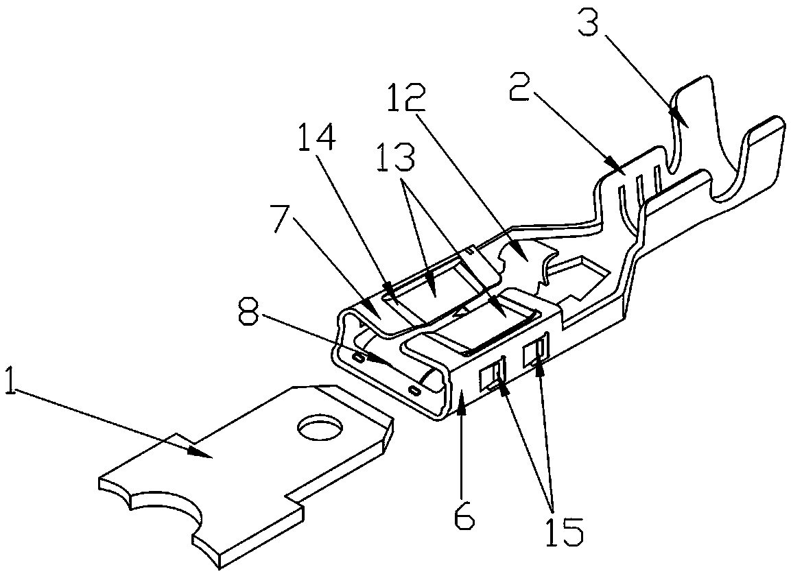 High current anti-swing spring terminal