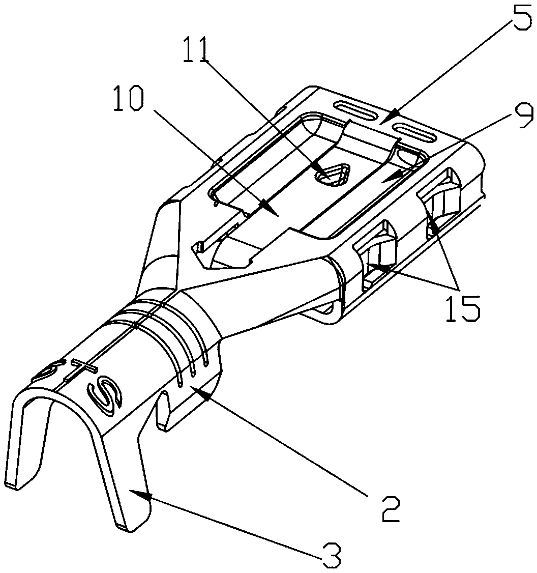 High current anti-swing spring terminal