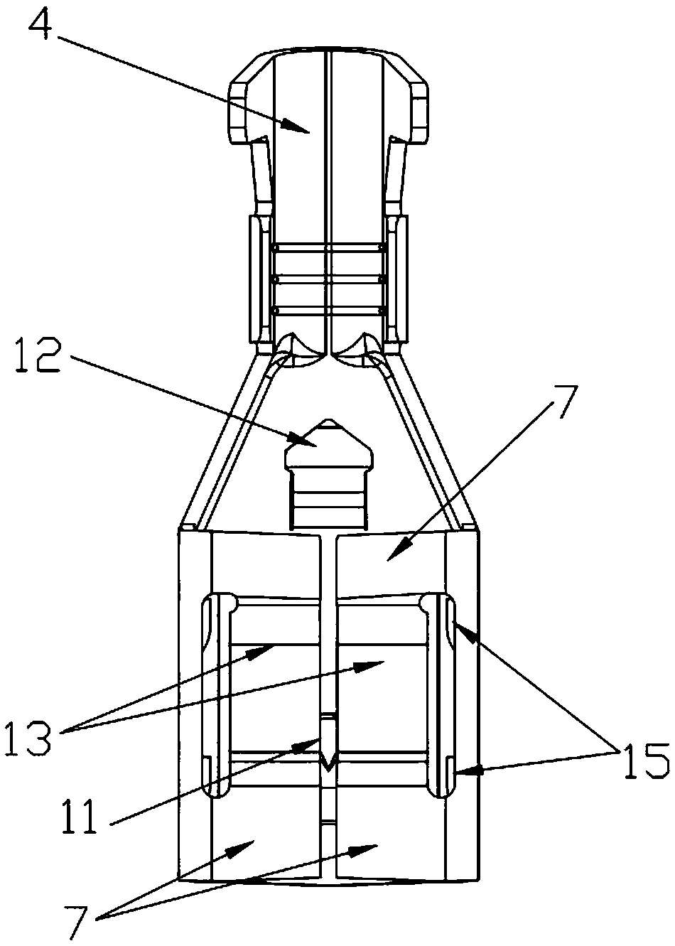 High current anti-swing spring terminal