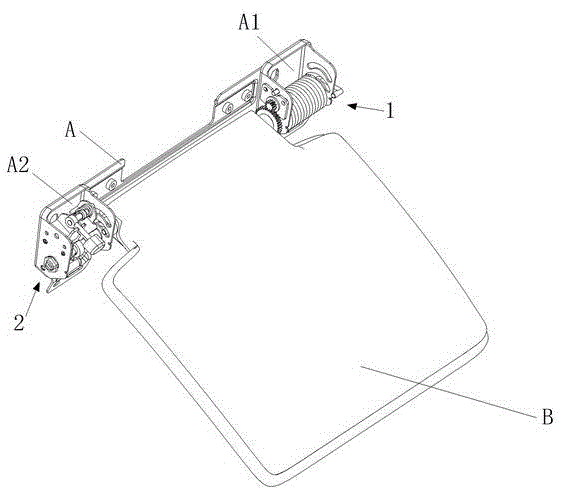 Multi-level adjustable and automatic return pedal folding mechanism for car seats