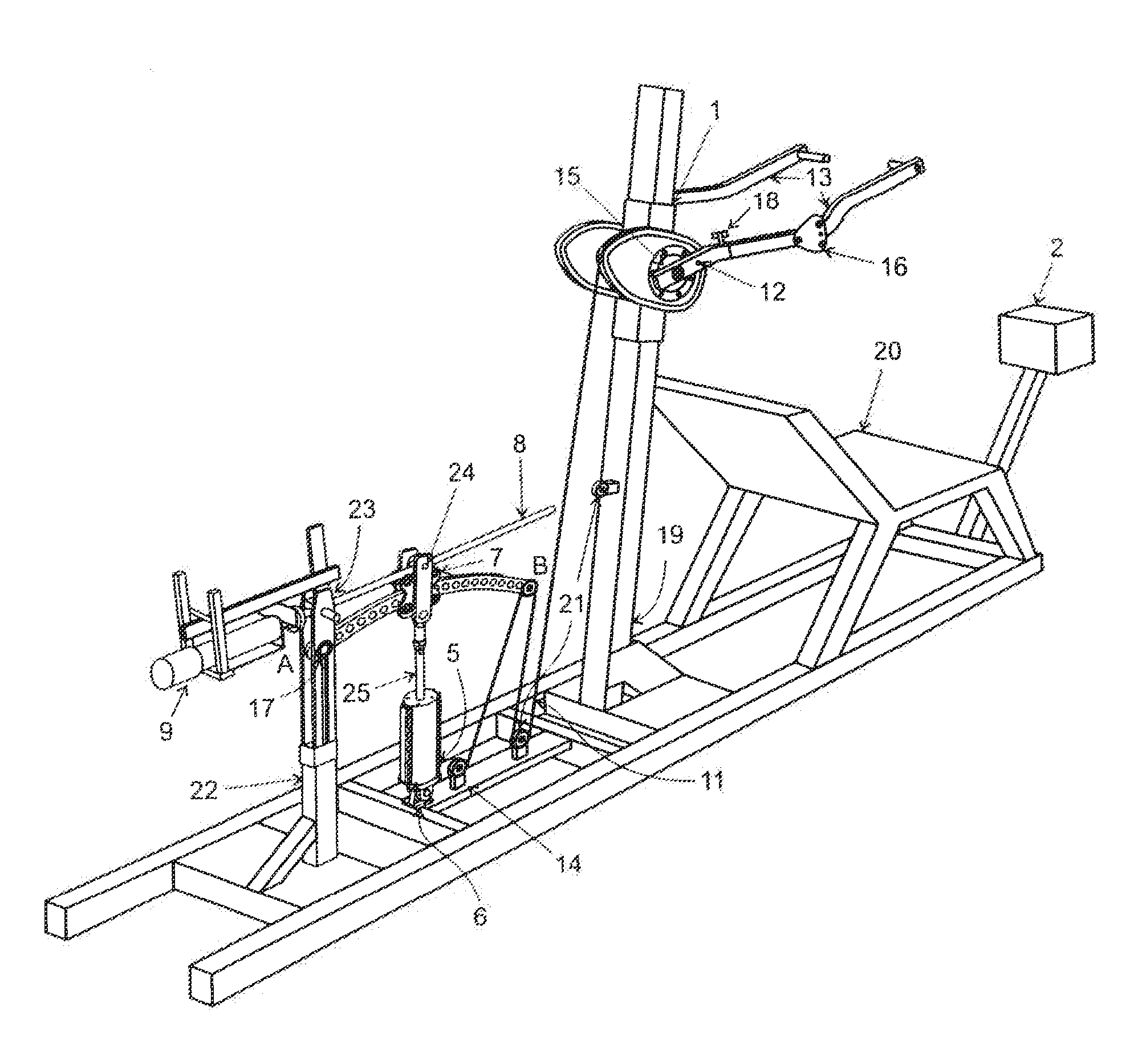 Resisting system for making variable mechanical resistance exercises