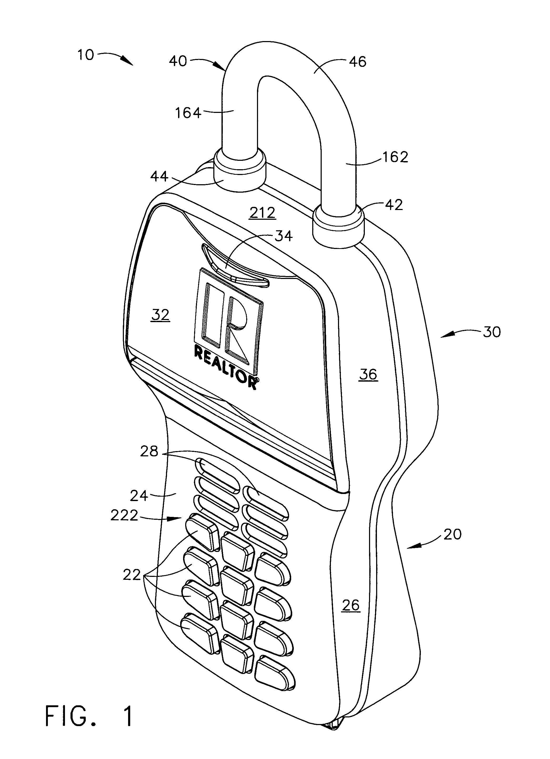Electronic lock box with single linear actuator operating two different latching mechanisms