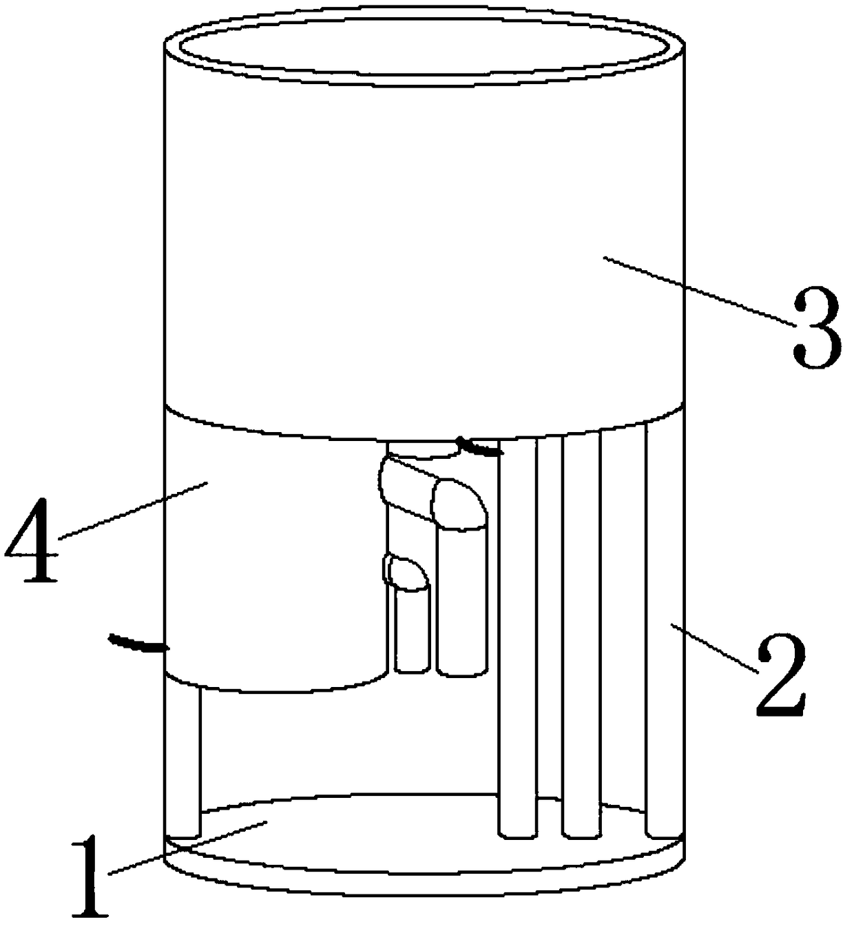 Apple screening device using centrifugal force for controlling screening
