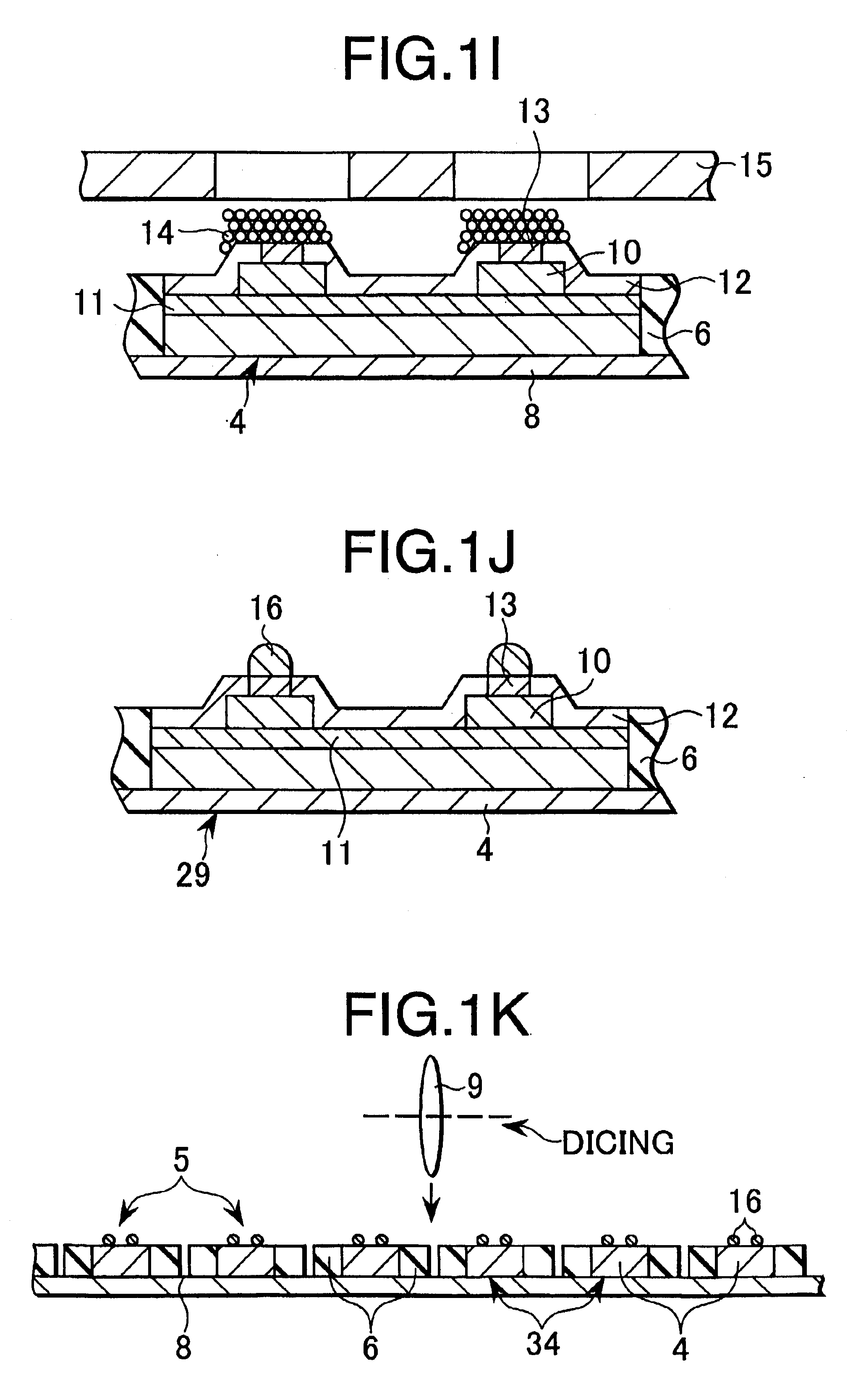 Chip-like electronic components, a method of manufacturing the same, a pseudo wafer therefor and a method of manufacturing thereof