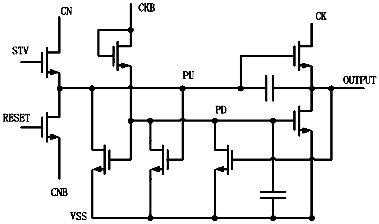 Touch electronic equipment, touch display device and array substrate gate drive circuit