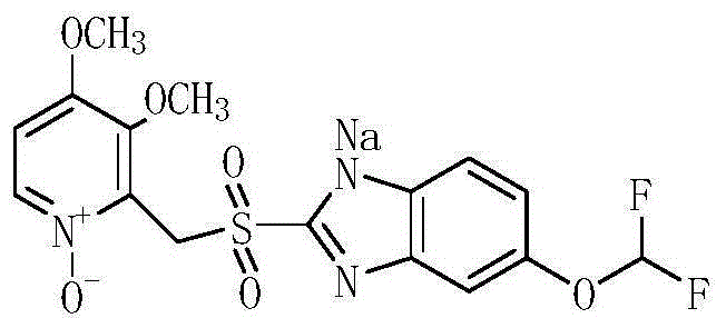 Method for preparing pantoprazole sodium sulfone-nitrogen oxidized impurity