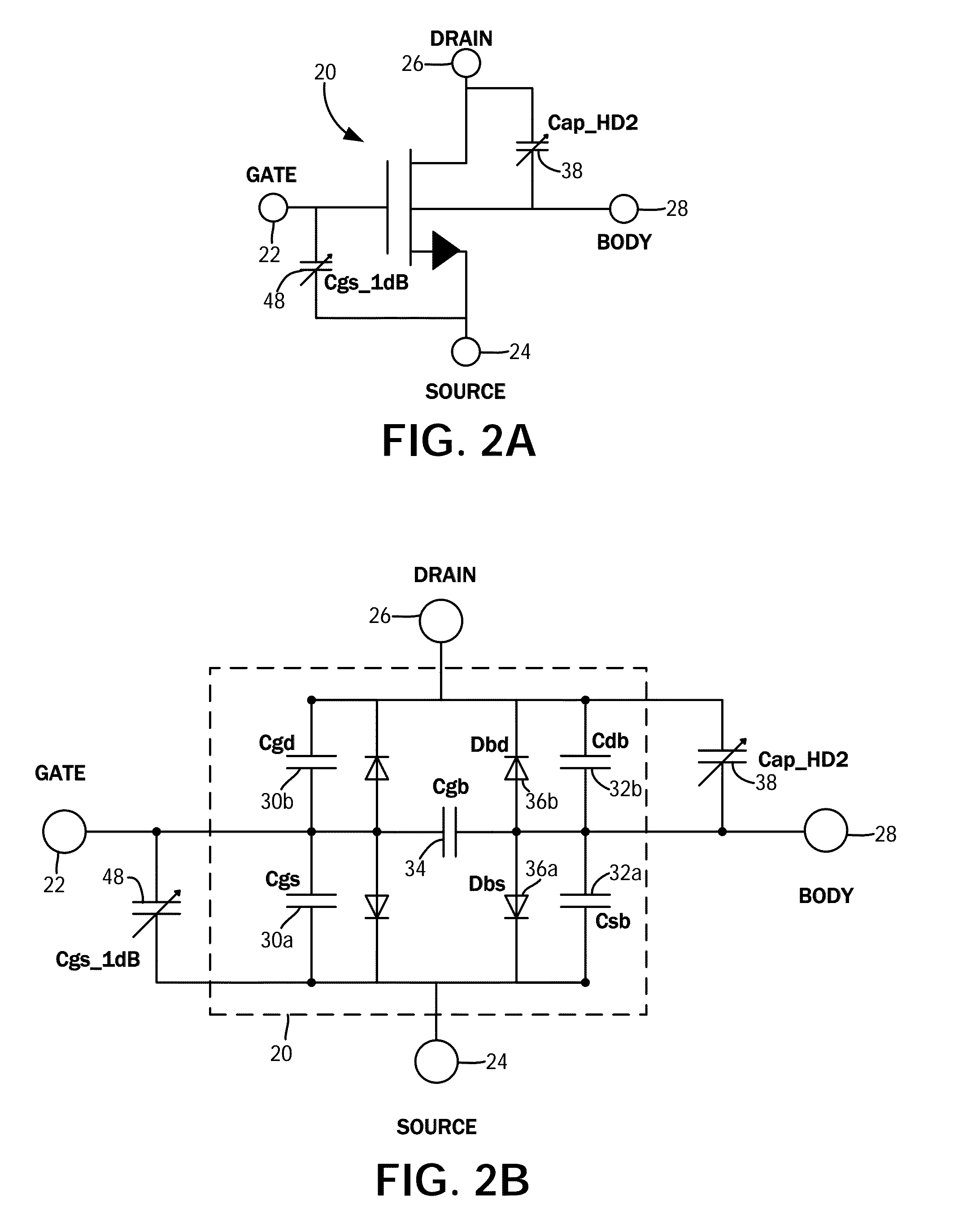 Second order harmonic cancellation for radio frequency front-end switches