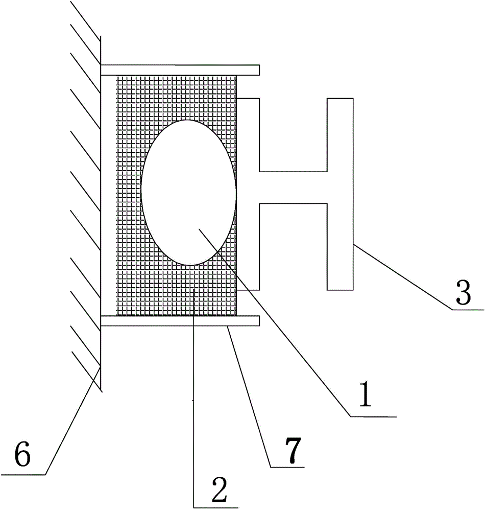 Mold type lining and foam concrete combined supporting structure and construction method