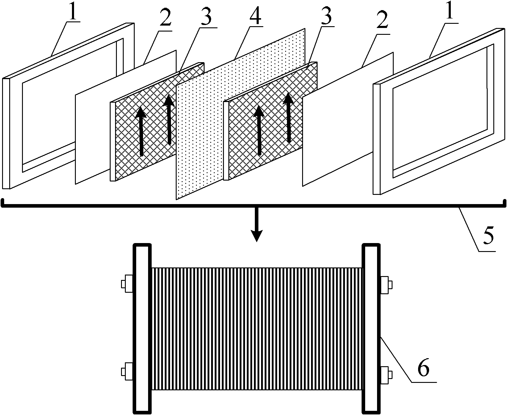 Redox flow cell, redox flow cell stack and redox flow cell system