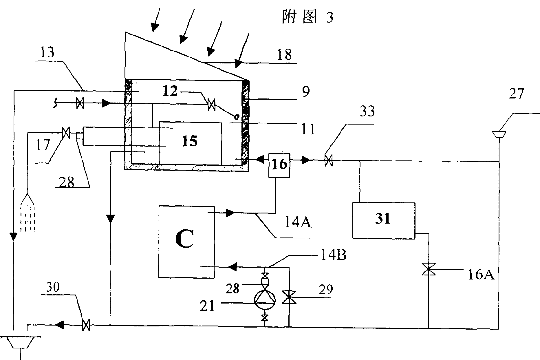 Phase transformation heat storing electrothermal exchanger and intelligent controlling circulating running system