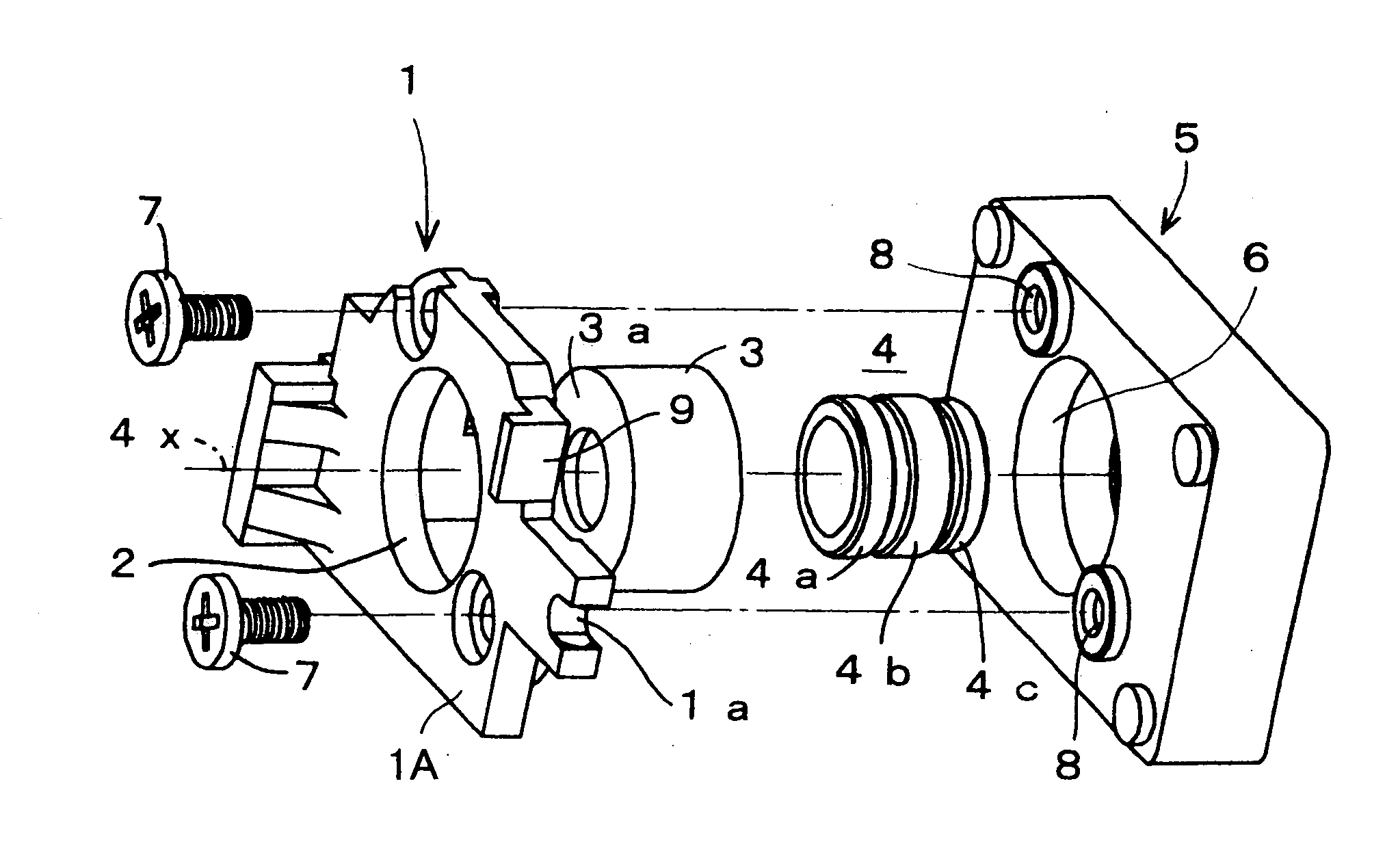 Lens-shutter coupling unit