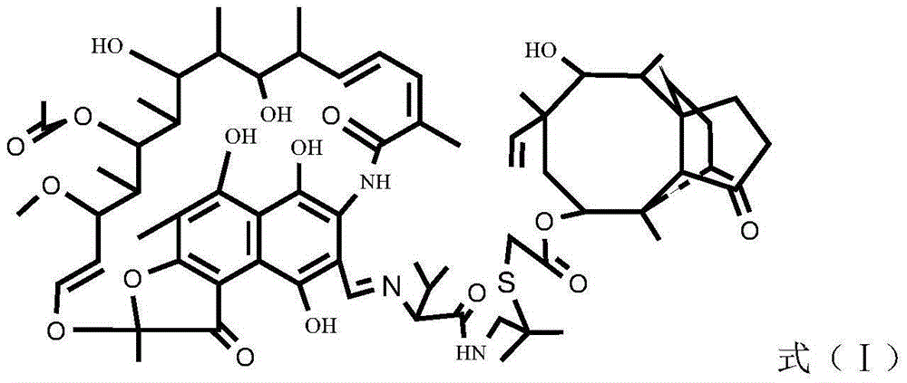 Rifamycin-like vonimulin hybrid antibiotic and preparation method thereof