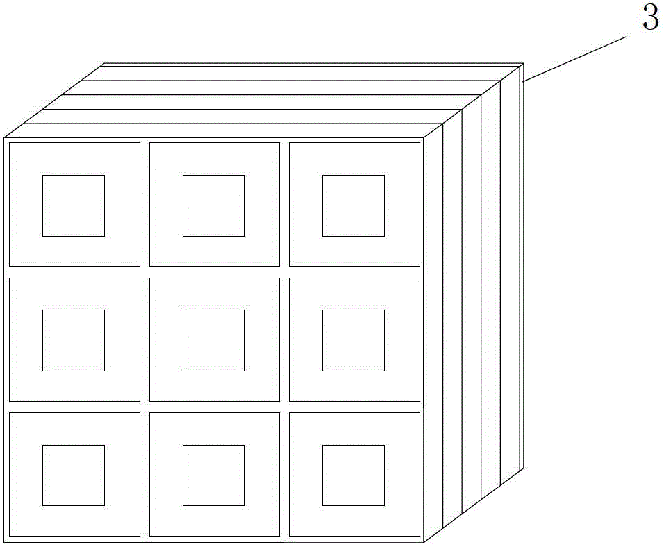 Multilayer electromagnetic wave absorbing structure