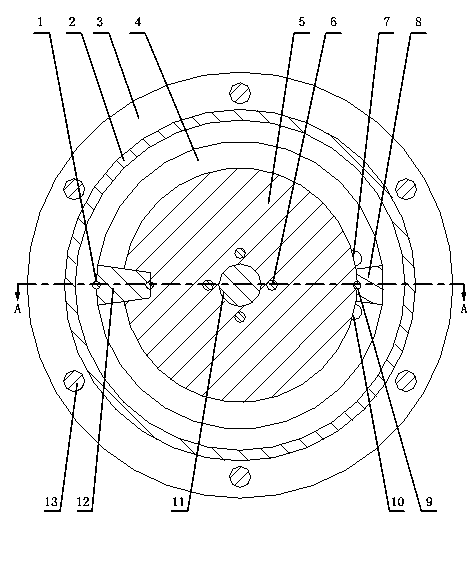 Annular hydraulic cylinder