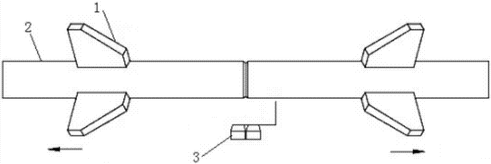 Method for drawing dual cones on preformed rod