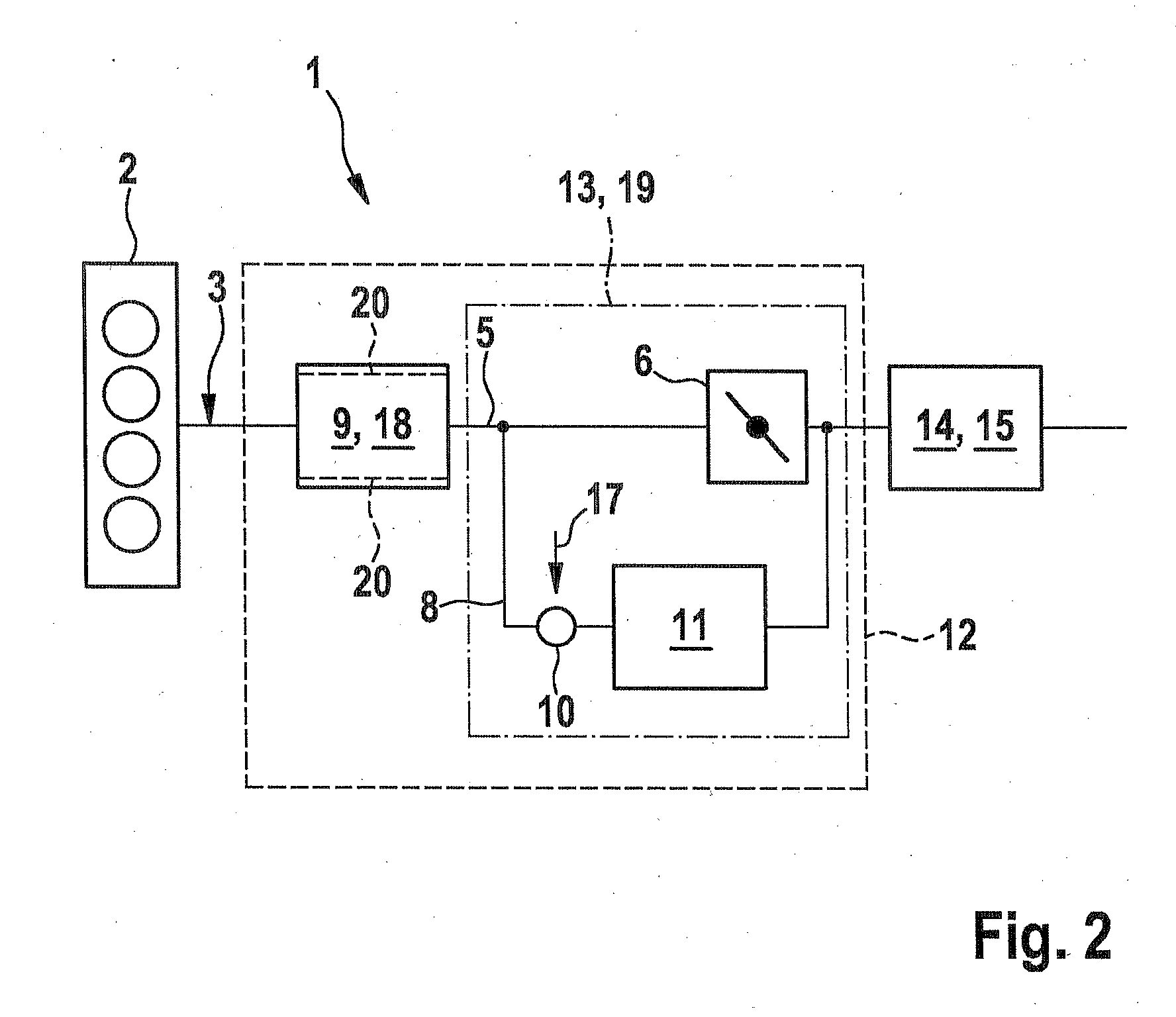 Exhaust gas apparatus of an internal combustion engine