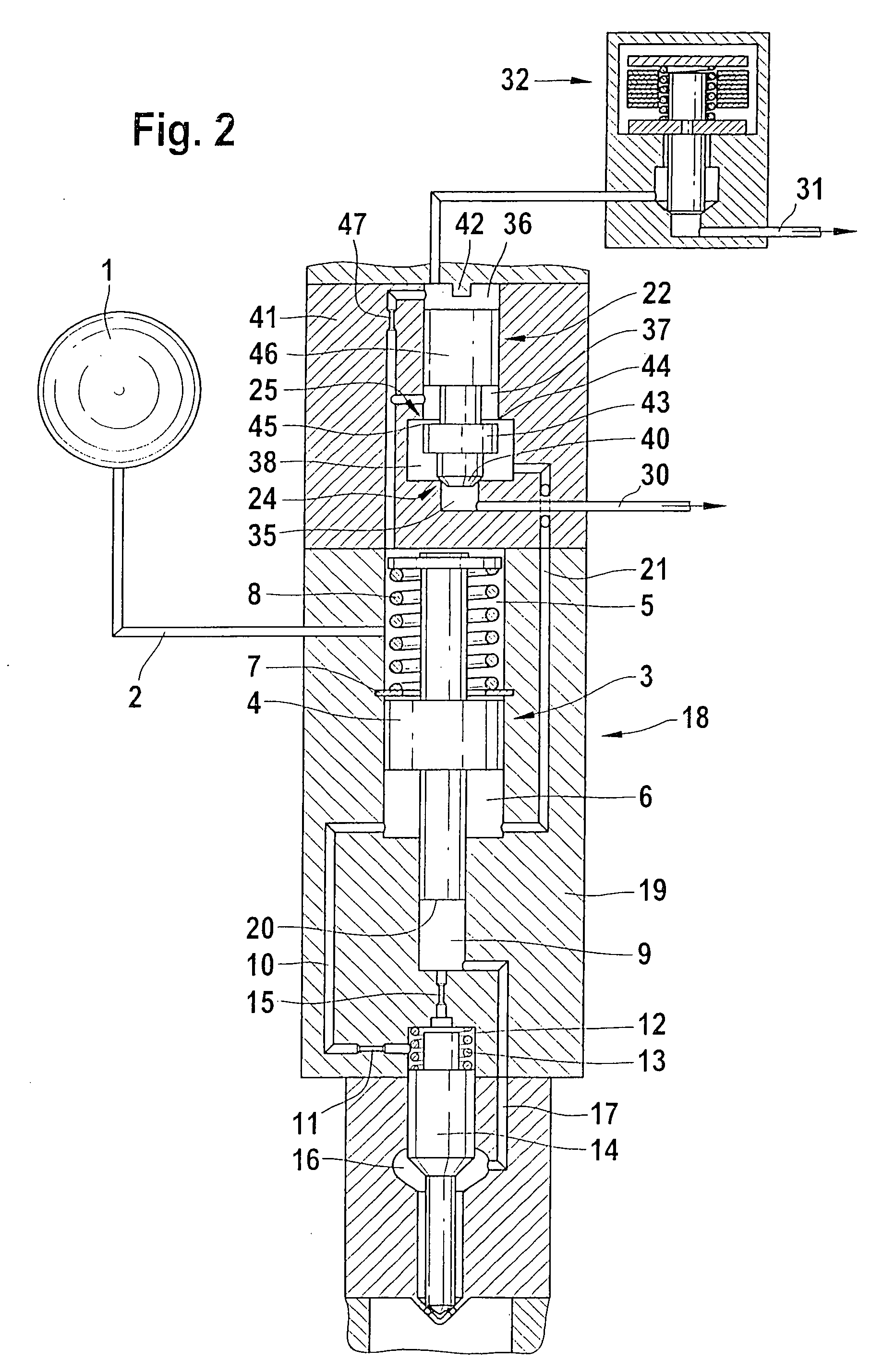 Fuel injector provided with a servo leakage free valve