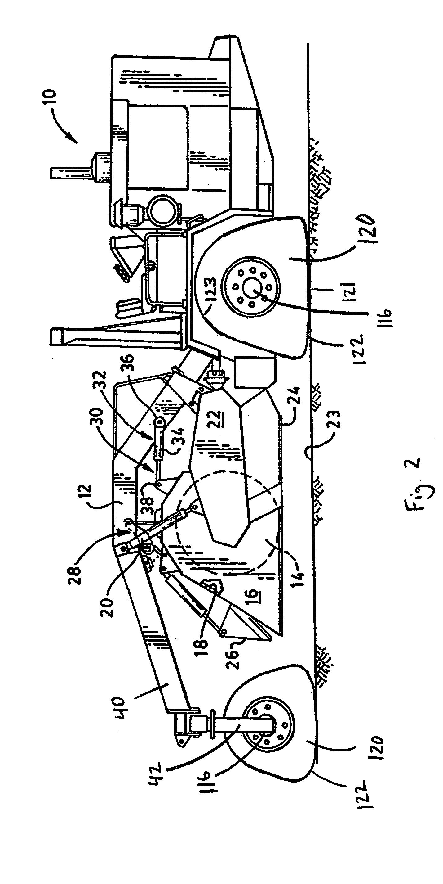 Soil stabilizer with track apparatus