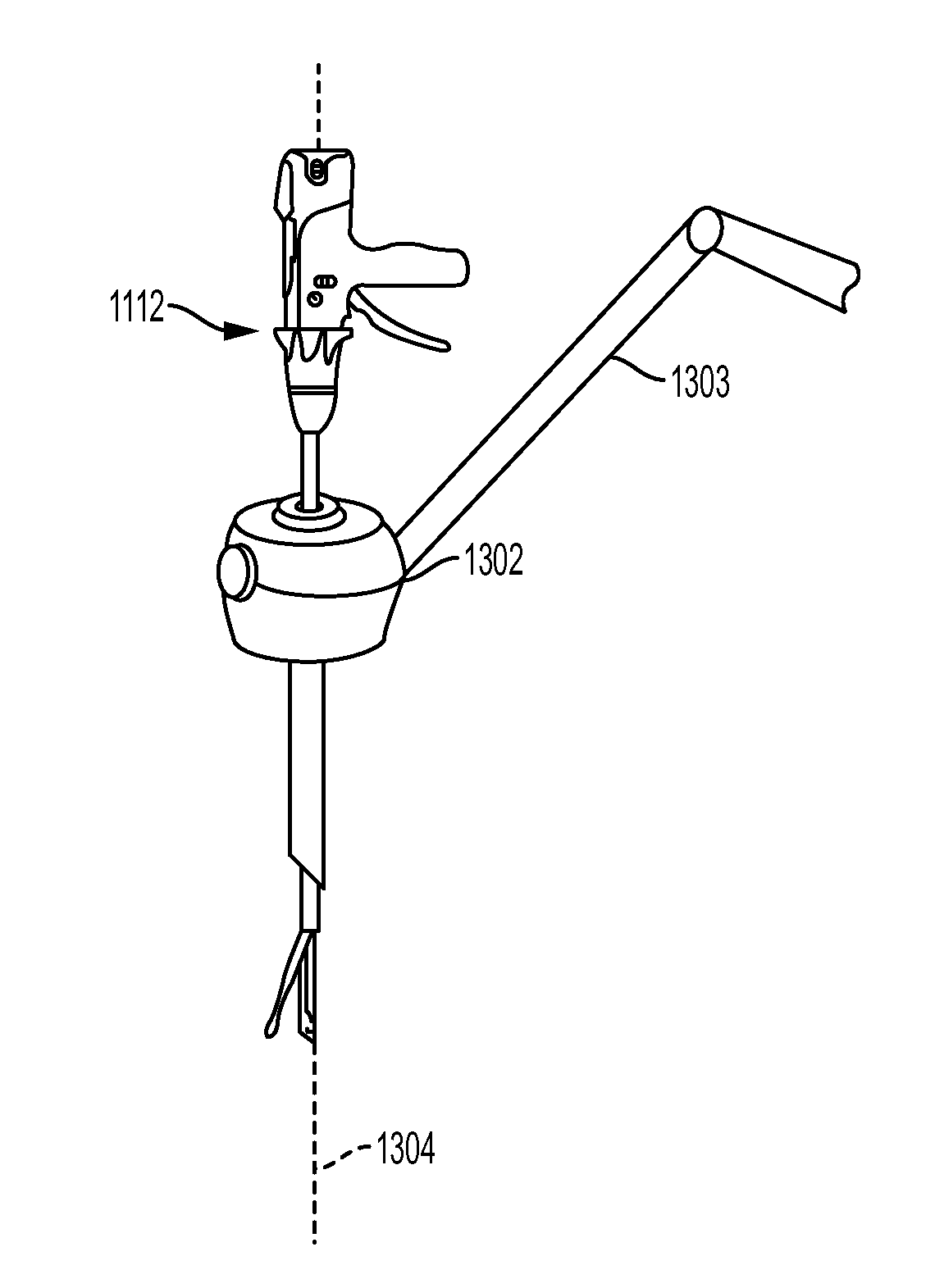 Hybrid robotic surgery with locking mode