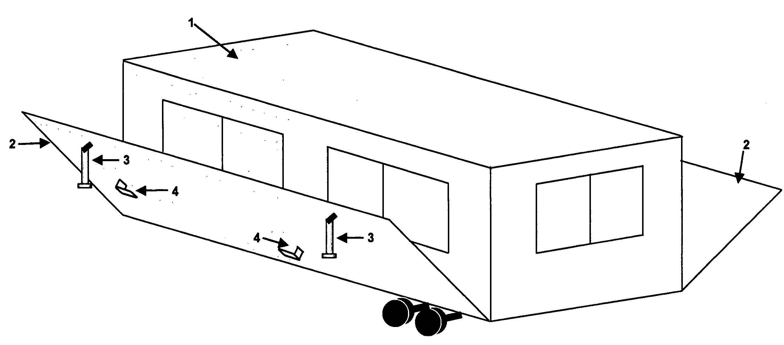 Mobile, expandable disaster shelter