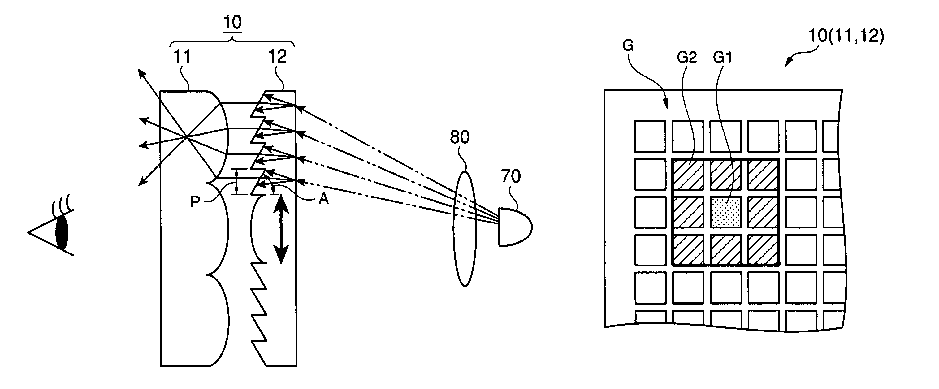 Screen and projector