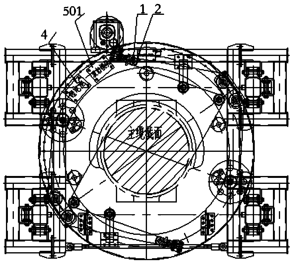 System applied to detecting tension of steel wire of wire winding mechanism