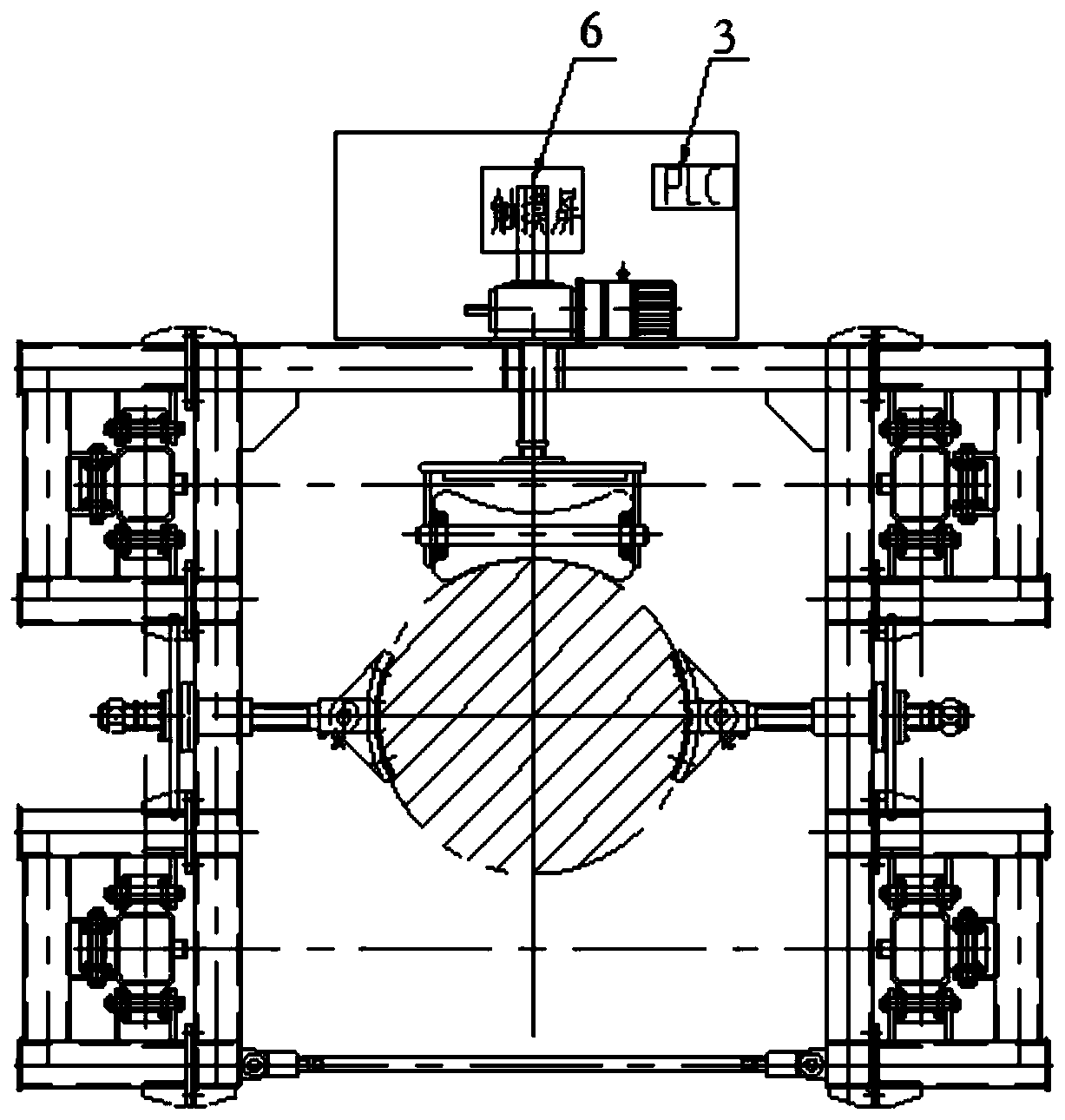 System applied to detecting tension of steel wire of wire winding mechanism