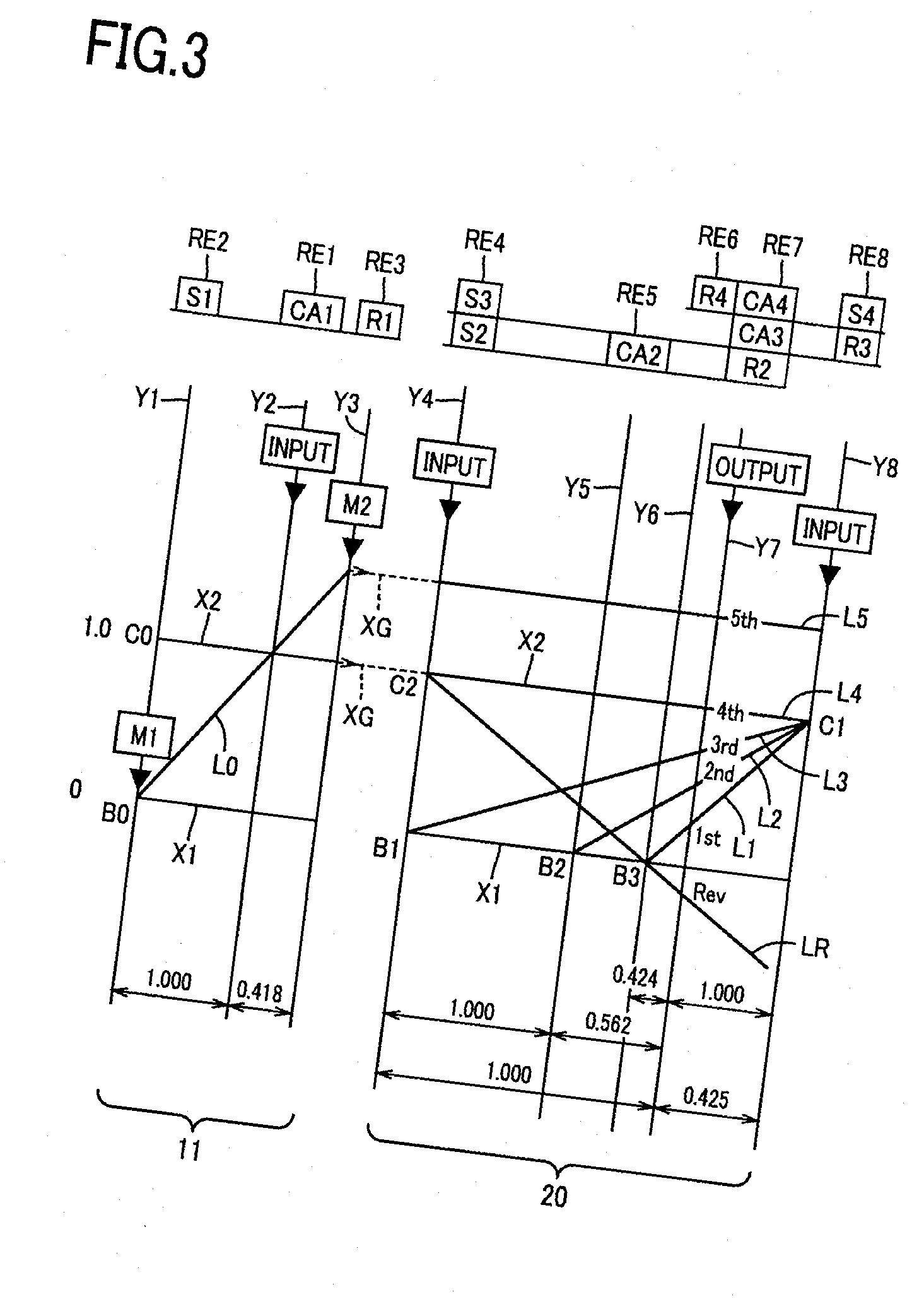 Controller of driving device for vehicle